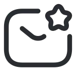 Sms Star SVG Icon